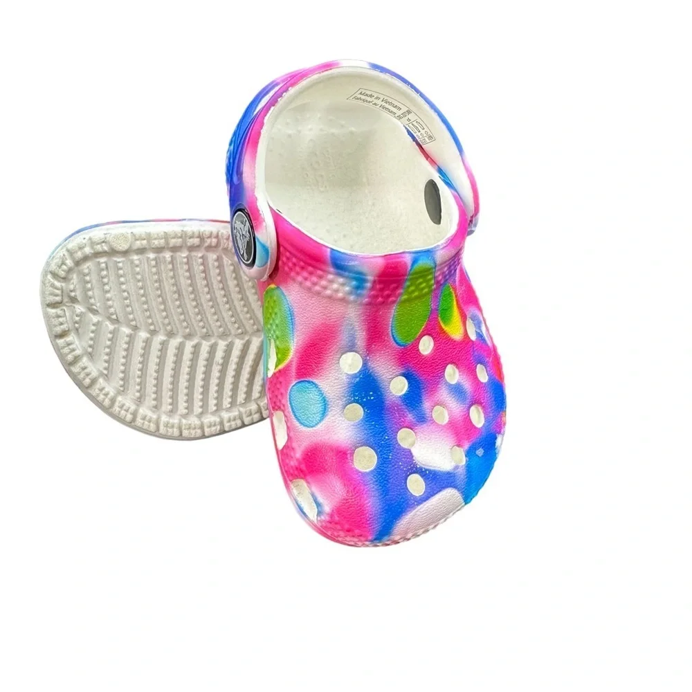 CROCS Children Multi-Colored Clog Size 4